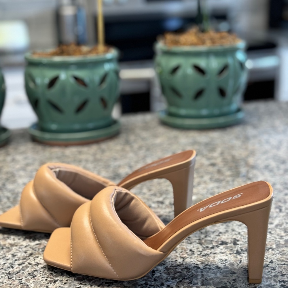 Soda Brand Slip on Sandals